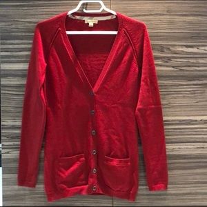 Burberry cardigan with elbow patches
